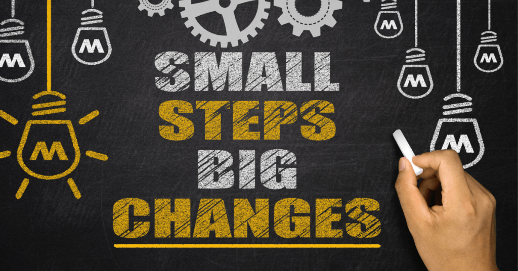 small steps to success online