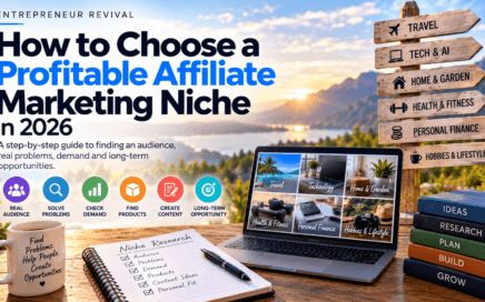How to choose a profitable affiliate marketing niche using audience, demand, products, content potential and niche research