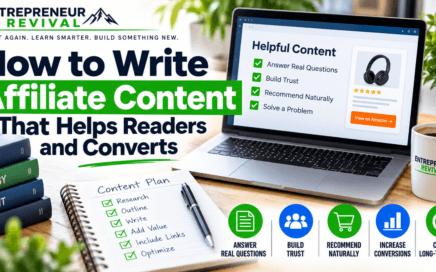 How to write affiliate content that helps readers, builds trust, recommends products naturally and increases conversions