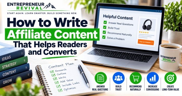 How to write affiliate content that helps readers, builds trust, recommends products naturally and increases conversions